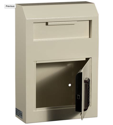 wall mounted locking drop box